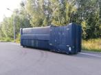 40m3 container met rolcontainer kantelaar, Ophalen
