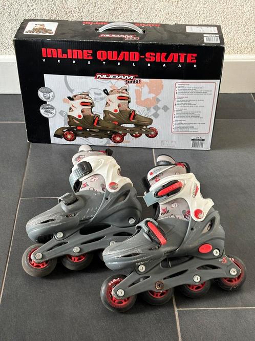 Nijdam inline skates/rolschaatsen maat 30-33, Kinderen en Baby's, Speelgoed | Buiten | Rolschaatsen, Gebruikt, Kinderen, Verstelbaar