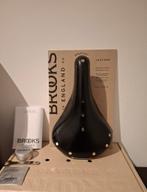 Brooks B17 leren zadel (black) incl Brooks leervet twv 14,-, Fietsen en Brommers, Ophalen of Verzenden, Zadel, Brooks B17