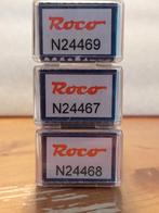 3 DB rijtuigen, Roco spoor N, Gelijkstroom, Verzenden, Wagon, Zo goed als nieuw