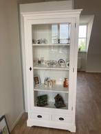 Riviera Maison houtwn vitrinekast, Huis en Inrichting, Glas, Zo goed als nieuw, Riviera Maison, 150 tot 200 cm
