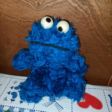 Oude vintage Koekiemonster knuffel uit 1976 Knickerbocker  beschikbaar voor biedingen