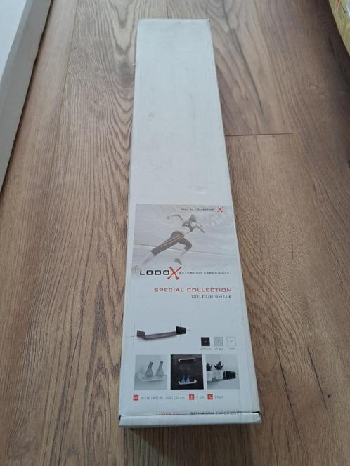 2 stuks Looox inbouw planchet soft grey, Huis en Inrichting, Badkamer | Badkamermeubels, Nieuw, Overige typen, Minder dan 100 cm