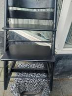 Zwarte Stokke Tripp Trapp kinderstoel triptrap, Ophalen, Gebruikt, Meegroeistoel