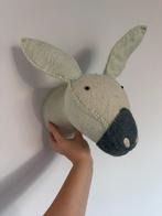 Vilten dierenkop ezel, Ophalen of Verzenden, Gebruikt