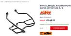 KTM TANK VALBEUGEL Zwart 1290 Super Adventure S R 2021+, Motoren, Onderdelen | Merk-onafhankelijk, Nieuw