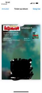 Kaartje hellendoorn 20-10-2025, Eén persoon, Ticket of Toegangskaart