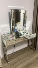 Mirror Makeup Vanity Table + Chair + Jewely Box, Huis en Inrichting, Tafels | Kaptafels, Ophalen, Gebruikt, Spiegel, 100 tot 150 cm
