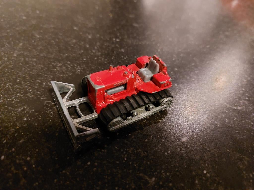 Majorette Hanomag k8 1/70 No255 - Goede Rupsbanden, Overige merken, Gebruikt, Ophalen of Verzenden, Tank