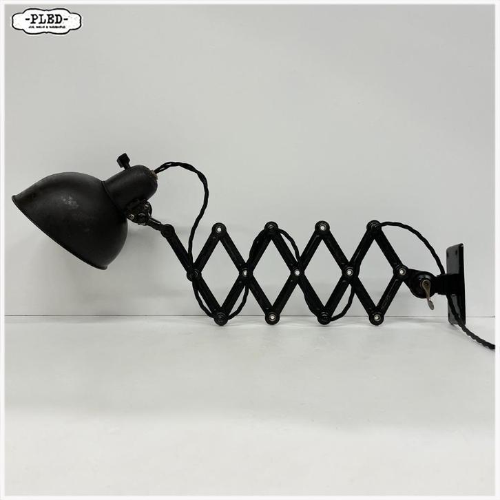 Kaiser iDell schaarlamp, Model 6852, jaren '30 Bauhaus, Antiek en Kunst, Antiek | Lampen, Ophalen of Verzenden