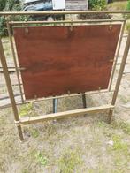antiek engels koperen mahonie houten bed, Antiek en Kunst, Antiek | Meubels | Bedden, Ophalen