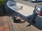 Leuk sloep  4m Met 4pk trailer/ riga 395 trimarin, Watersport en Boten, Vis- en Consoleboten, Ophalen, Gebruikt, Tot 10 pk, 3 tot 6 meter