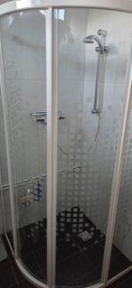 Douchecabine kwartrond 90 x 90 wit, Huis en Inrichting, Ophalen, Gebruikt, Overige typen, 50 tot 100 cm