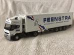 Renault vrachtwagen met koeltrailer van Veenstra Transport, Hobby en Vrije tijd, Modelauto's | 1:50, Ophalen of Verzenden, Zo goed als nieuw