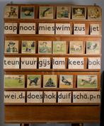Leesplank -jes. oa Dialect leesplankjes Aap Noot Mies enz., Antiek en Kunst, Ophalen, Overige thema's
