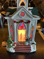 Mooi village kerst decoratie met verlichting., Ophalen, Gebruikt