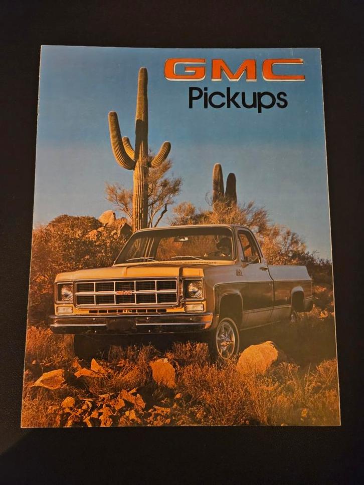 Brochure GMC Pickups 1978 USA, Boeken, Auto's | Folders en Tijdschriften, Zo goed als nieuw, Overige merken, Ophalen of Verzenden