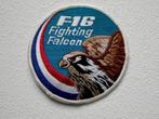 Patch RNLAF F-16 Fighting Falcon, Verzenden, Luchtmacht, Nederland, Embleem of Badge