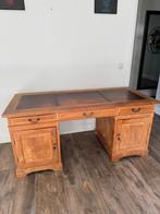 Klassiek teakhout bureau, Huis en Inrichting, Bureaus, Ophalen, Gebruikt, Bureau