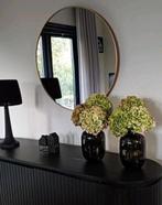 Nieuwe Alu spiegel matt bronze van Art collection 80 cm, Huis en Inrichting, Woonaccessoires | Spiegels, Ophalen, Rond, Nieuw