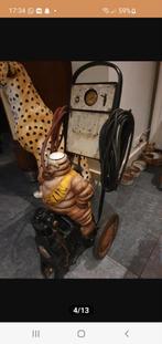 Originele antieke michelin bibendum compressor, Verzamelen, Merken en Reclamevoorwerpen, Ophalen, Zo goed als nieuw, Reclamebord