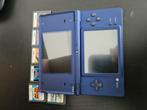 Nintendo DSi xl Blauw + Games, Spelcomputers en Games, Spelcomputers | Nintendo DS, Blauw, Ophalen of Verzenden, DS Lite, Gebruikt