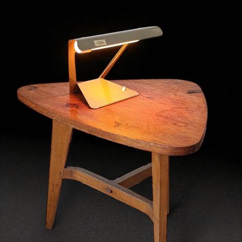 Philips lamp attr Charlotte Perriand 1950-60s, Huis en Inrichting, Lampen | Tafellampen, Gebruikt, Minder dan 50 cm, Metaal, Verzenden