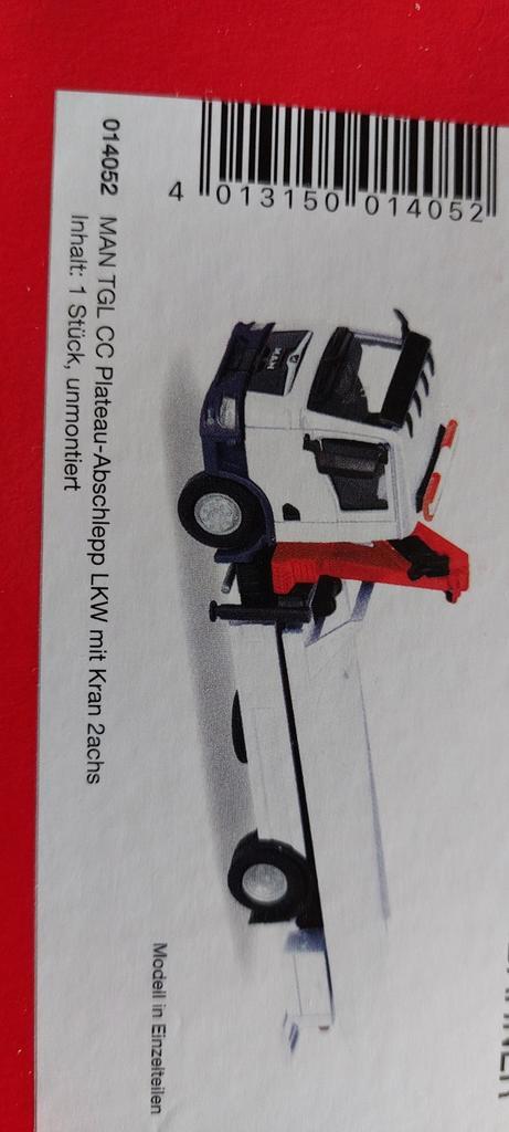 H0LK 1128 MAN AUTOAMBULANCE BOUWKIT 1/87, Hobby en Vrije tijd, Modelauto's | 1:87, Nieuw, Bus of Vrachtwagen, Herpa, Ophalen of Verzenden