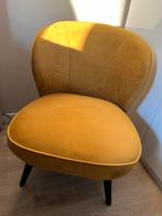 Gele fauteuil met zwarte poten Woood, Ophalen, Overige kleuren, Zo goed als nieuw, Eén
