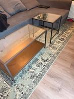Ikea Glazen Bijzettafels, Huis en Inrichting, Tafels | Bijzettafels, Gebruikt, Vierkant, Glas, Ophalen