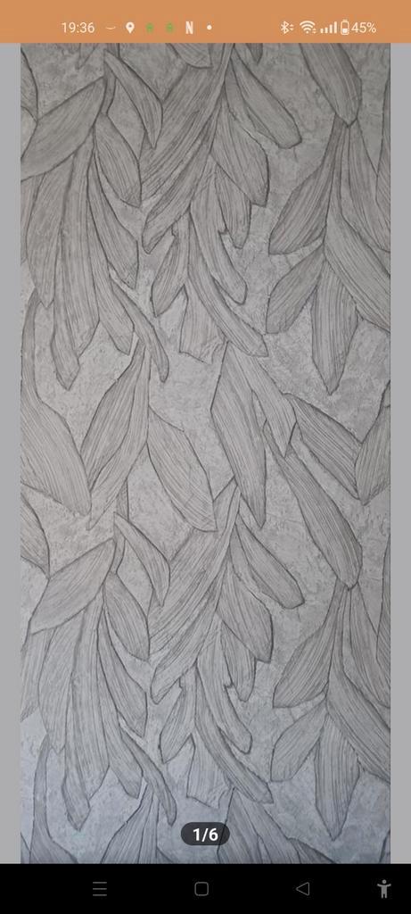 Arte Sculptura 42524  restanten plus verf/lijm, Huis en Inrichting, Stoffering | Behang, minder dan 10 m², Ophalen