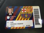 Seizoenkaart Carnet de Soci Barcelona 2015 Anual Adult, Ophalen, Gebruikt, Buitenlandse clubs, Overige typen
