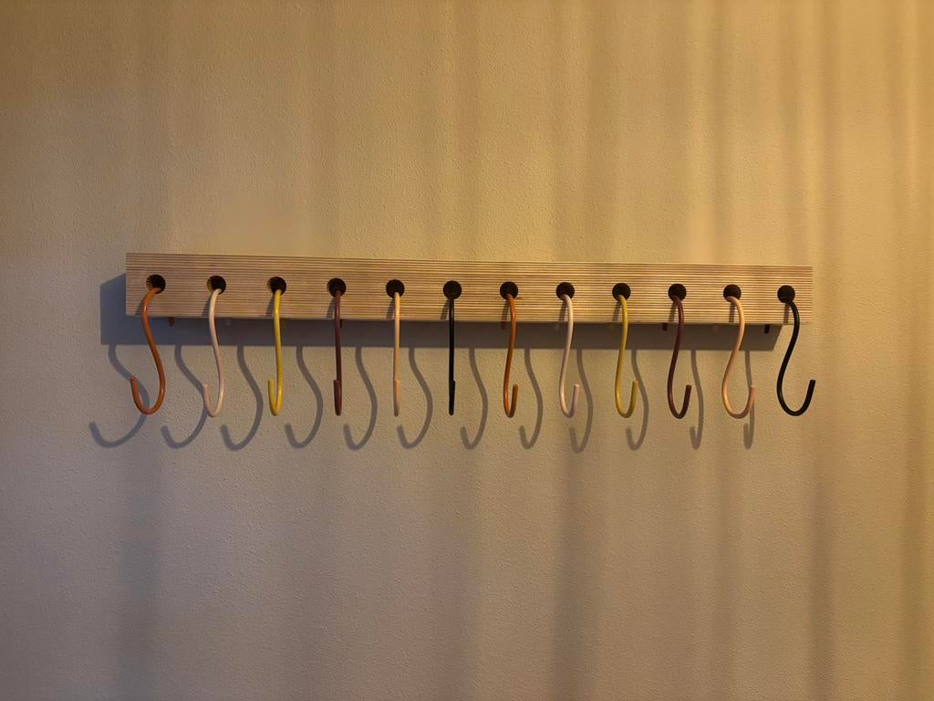 Kapstok Kees, Huis en Inrichting, Woonaccessoires | Kapstokken, Wandkapstok, Gebruikt, Ophalen of Verzenden, Minder dan 100 cm
