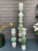 Vintage Kandelaars Set, Huis en Inrichting, Overige materialen, 50 tot 75 cm, Ophalen of Verzenden, Zo goed als nieuw
