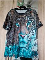 T-Shirt dames of heer met panter print, Ophalen of Verzenden, Nieuw, Overige kleuren, Shirt of Top