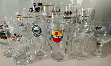 Bierglazen diverse 16 st. beschikbaar voor biedingen