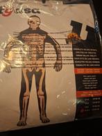 Carnaval pak skelet, Ophalen of Verzenden, Zo goed als nieuw, Maat 34 (XS) of kleiner, Carnaval
