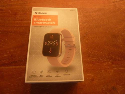 Denver SW-182RO Roze smartwatch, Sieraden, Tassen en Uiterlijk, Smartwatches, Nieuw, Android, Zwart, Afstand, Calorieverbanding