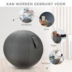 Nieuw! Ergonomische Yoga of Zit bal met pomp in luxe hoes, Sport en Fitness, Nieuw, Yoga-accessoire, Ophalen of Verzenden