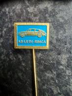 Speldje Abarth Simca blauw, Ophalen, Gebruikt, Overige onderwerpen, Speldje of Pin