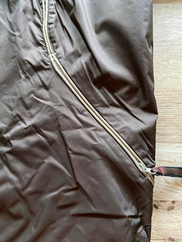 Vintage Nike Sportjack Bruin Maat M beschikbaar voor biedingen