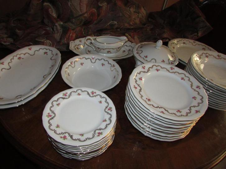 antiek servies merk bavaria 12 personen, Antiek en Kunst, Antiek | Servies compleet, Ophalen of Verzenden