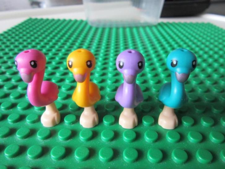 L328 LEGO DIEREN *NIEUW* VOGEL FLAMINGO GEEL ROZE LAVENDEL, Kinderen en Baby's, Speelgoed | Duplo en Lego, Nieuw, Lego, Losse stenen