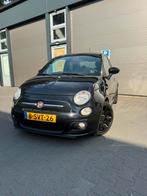 Fiat 500 0.9 85pk Twinair Turbo 2013 Zwart, Voorwielaandrijving, Euro 5, Zwart, Leder en Stof