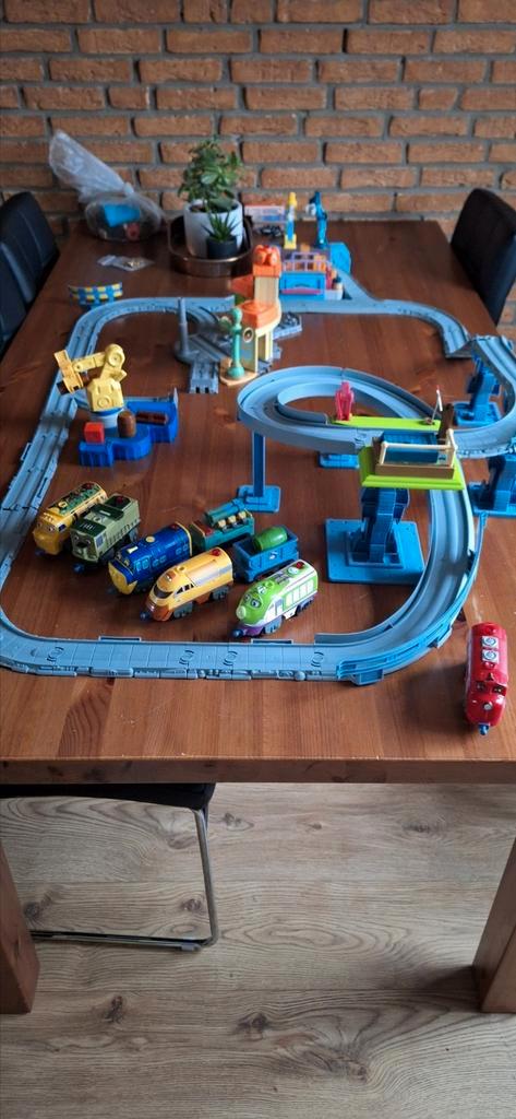 Thomas de Trein Baan met veel Treintjes Enz, Kinderen en Baby's, Speelgoed | Racebanen, Gebruikt, Handmatig, Overige merken, Ophalen