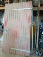 Stal deur 211 x 115. Groen en oud rood, Tuin en Terras, Gebruikt, Ophalen of Verzenden, Draaipoort, 150 tot 200 cm