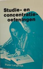 Studie- en concentratie oefeningen van Pieter Langedijk, Gelezen, Ophalen of Verzenden