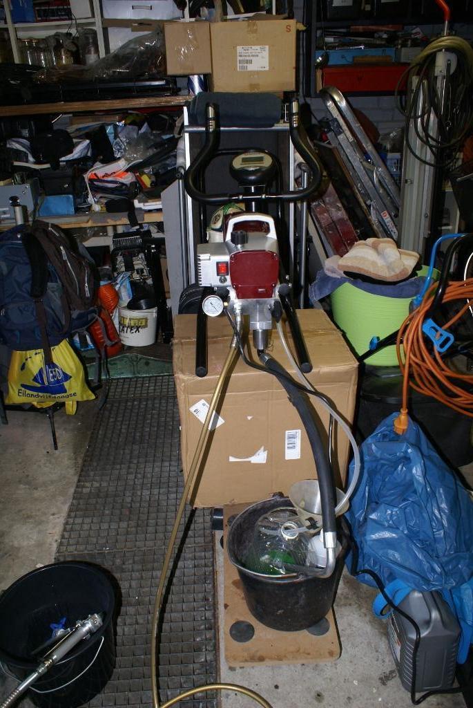 Airless zuiger spuitmachine type 450, Doe-het-zelf en Verbouw, Gereedschap | Overige machines, Nieuw, Ophalen