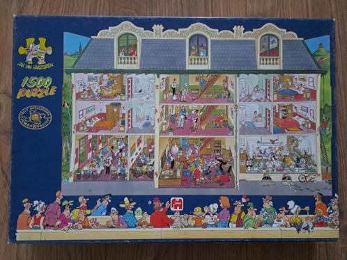 Legpuzzel 'Hotel' Jan van Haasteren Jumbo 1500 stukjes, Hobby en Vrije tijd, Denksport en Puzzels, Zo goed als nieuw, Legpuzzel