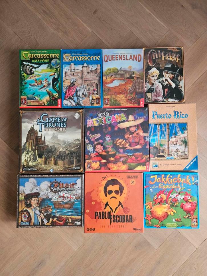 Diverse bordspellen, Hobby en Vrije tijd, Gezelschapsspellen | Bordspellen, Ophalen of Verzenden